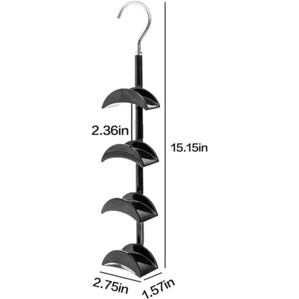 Closet purse organizer hooks 360 rotation bag hanger holder handbag storage hook